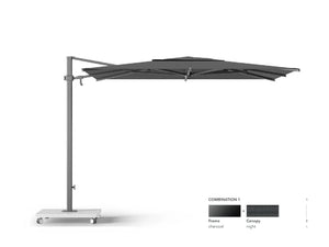 LUX 301 3m Umbrella + Base - Clearance item