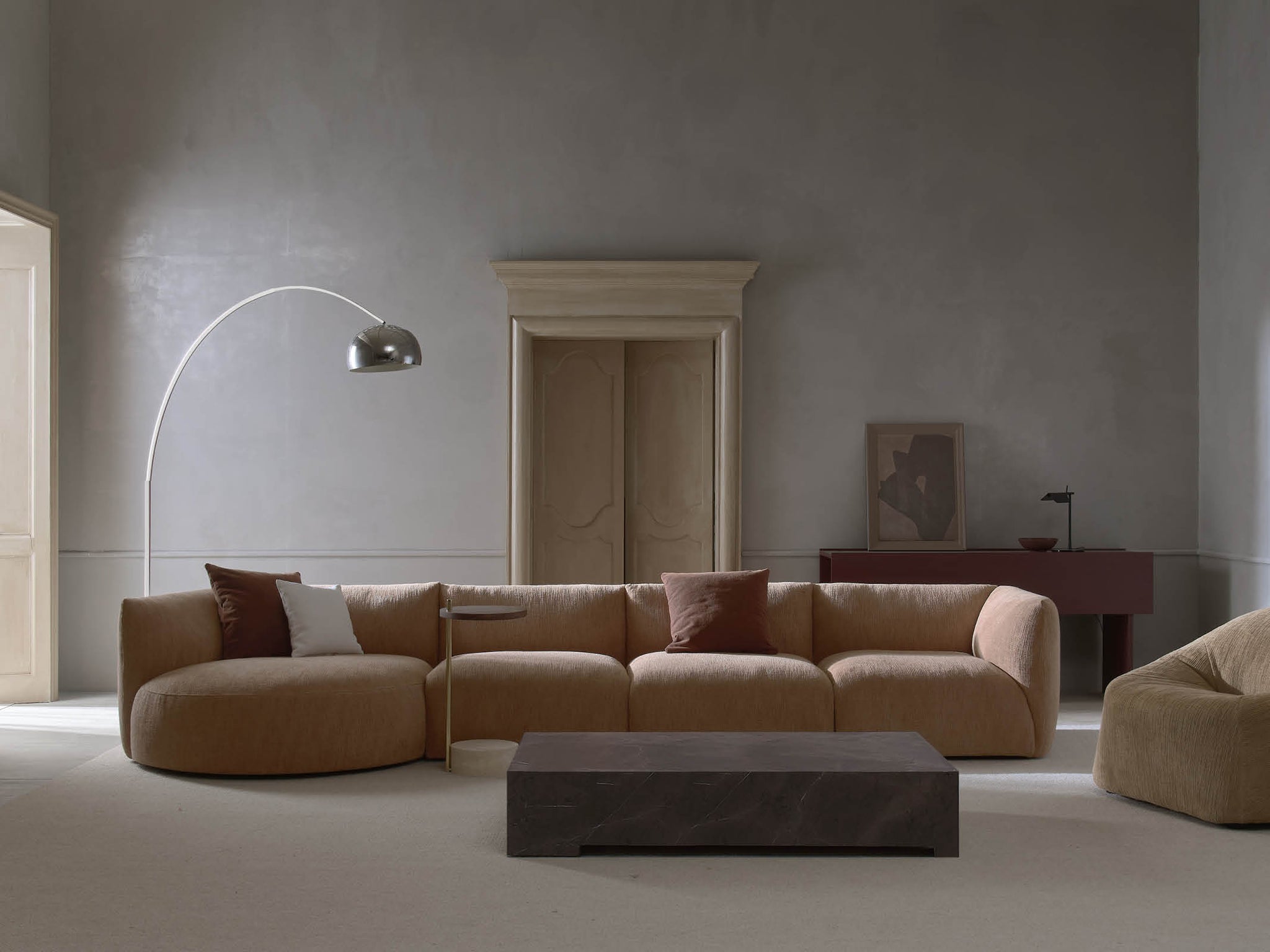 Slipper modular sofa